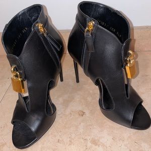 Tom Ford Black Booties Stilettos